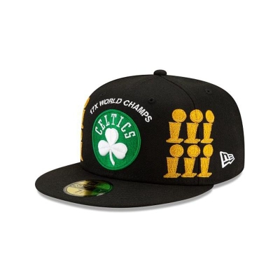 Sapca New Era Boston Celtics NBA Championship Trophy 59FIFTY Fitted - Verzi